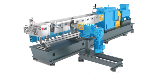 KTD High Volume Series Twin Screw Extruder